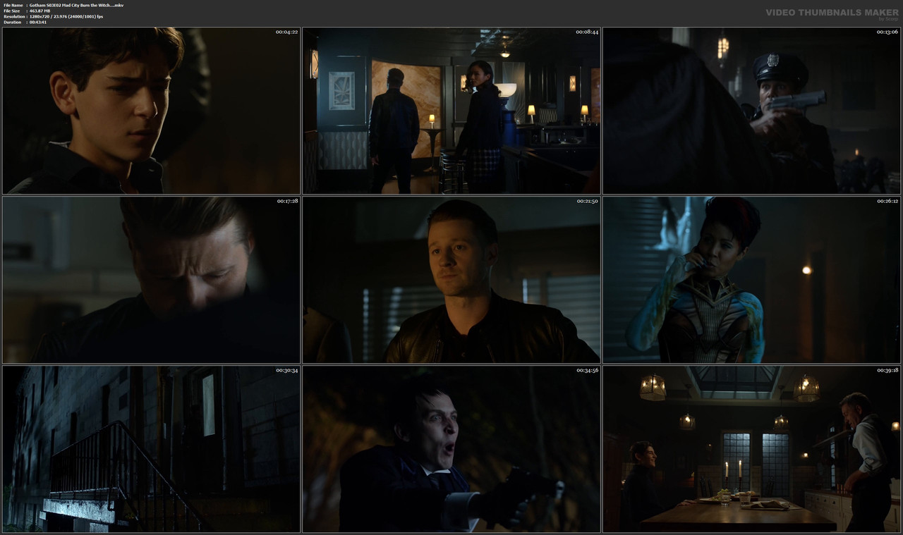 Gotham S03E02 Mad City Burn the Witch….mkv
