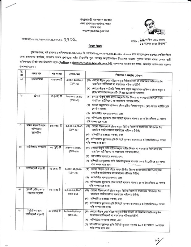 Deputy-Commissioner-Office-Pabna-Job-Circular-2022-PDF-1