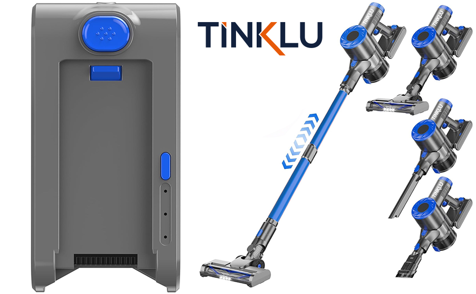 Baterie reîncărcabilă pentru aspirator vertical Tinklu TIN-567, acumulator litiu-ion