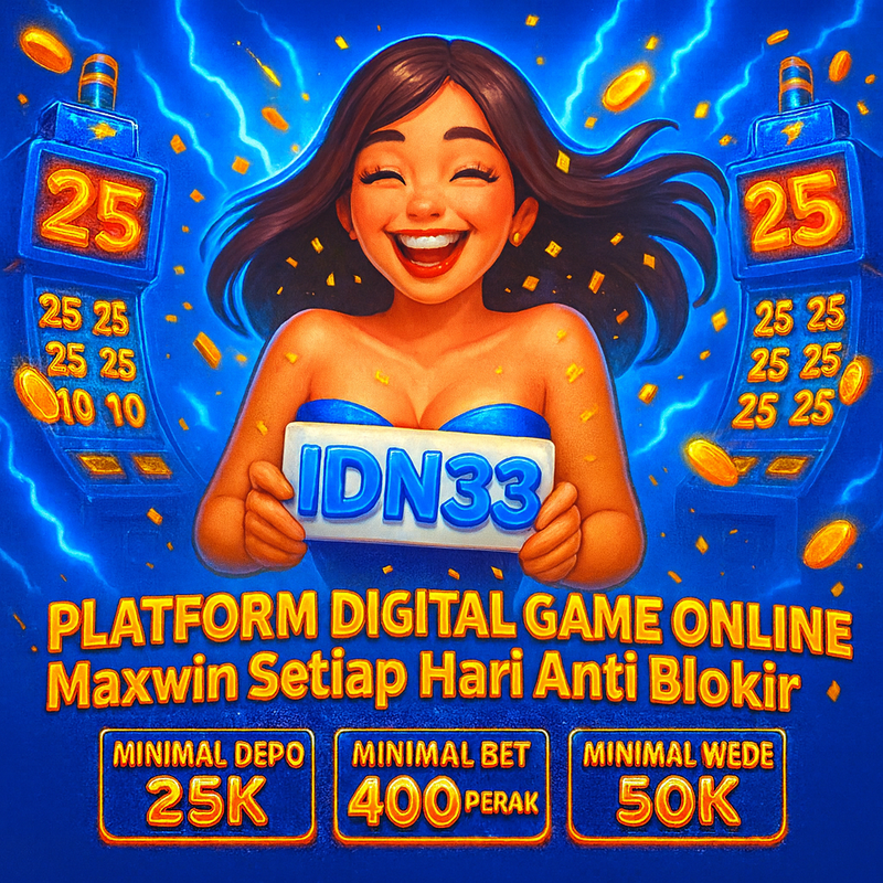 IDN33 : Platform Digital Game Online Maxwin Setiap Hari Anti Blokir