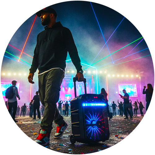 Integrated carrying handle & wheels