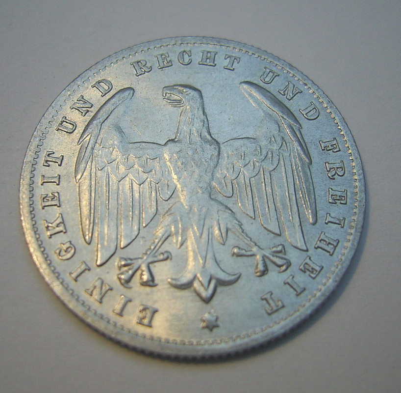 República de Weimar -  Monedas de sustitución e inflación 1919 - 1923 500m-1923b