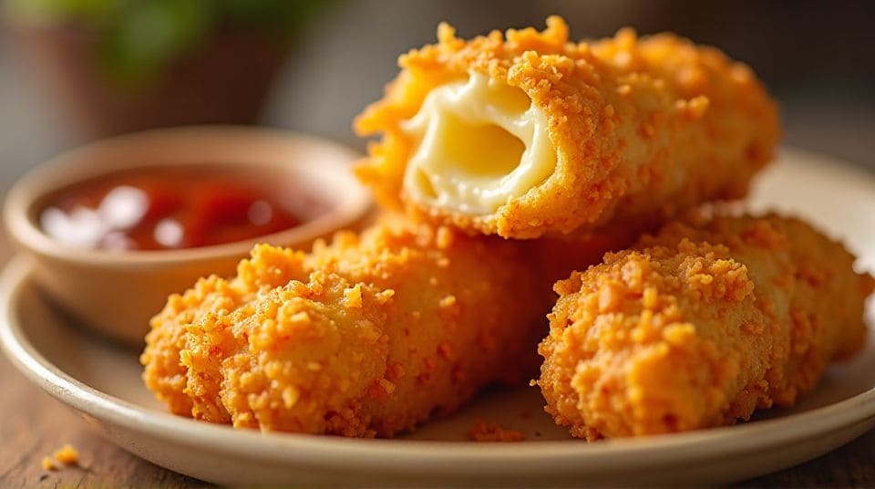 Air Fryer Mozzarella Sticks