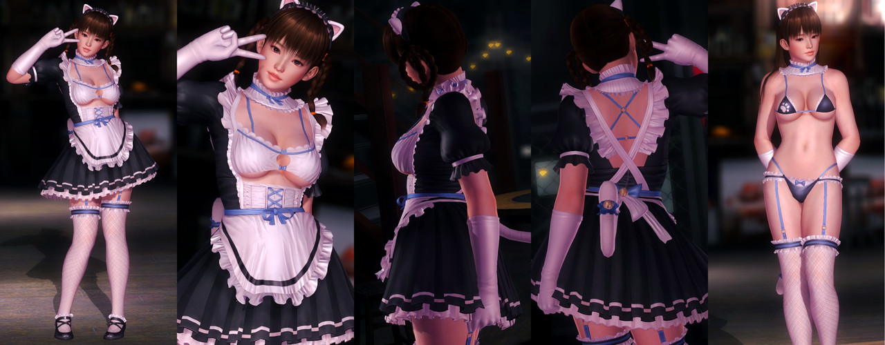 Leifang-DOAXVV-Whimsical-Nyan-Maid-White