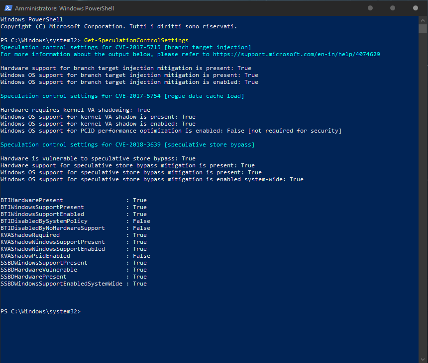powershell (on)