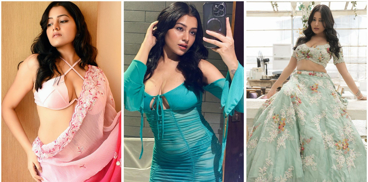Simran Kaur Hot insta Model Exclusive Video showing her boob