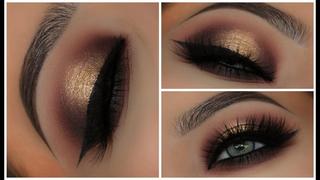 How to Draw a Glitter Smokey Eye on Grey Paper