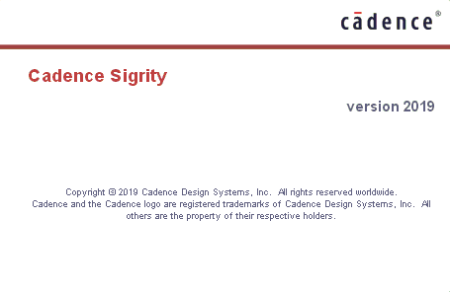 Cadence Design Systems Sigrity v19.00.004 2019 Hotfix (x64)