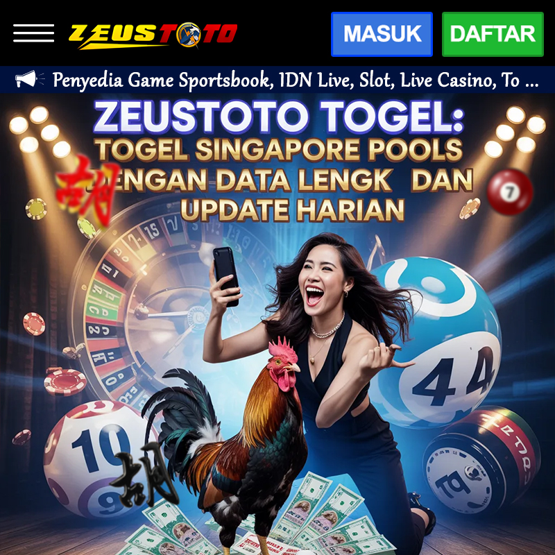 ZEUSTOTO TOGEL: Togel Singapore Pools dengan Data Lengkap dan Update Harian image 1