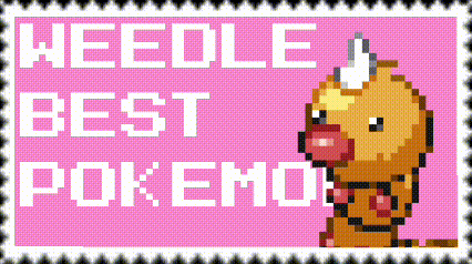 weedle best pokemon