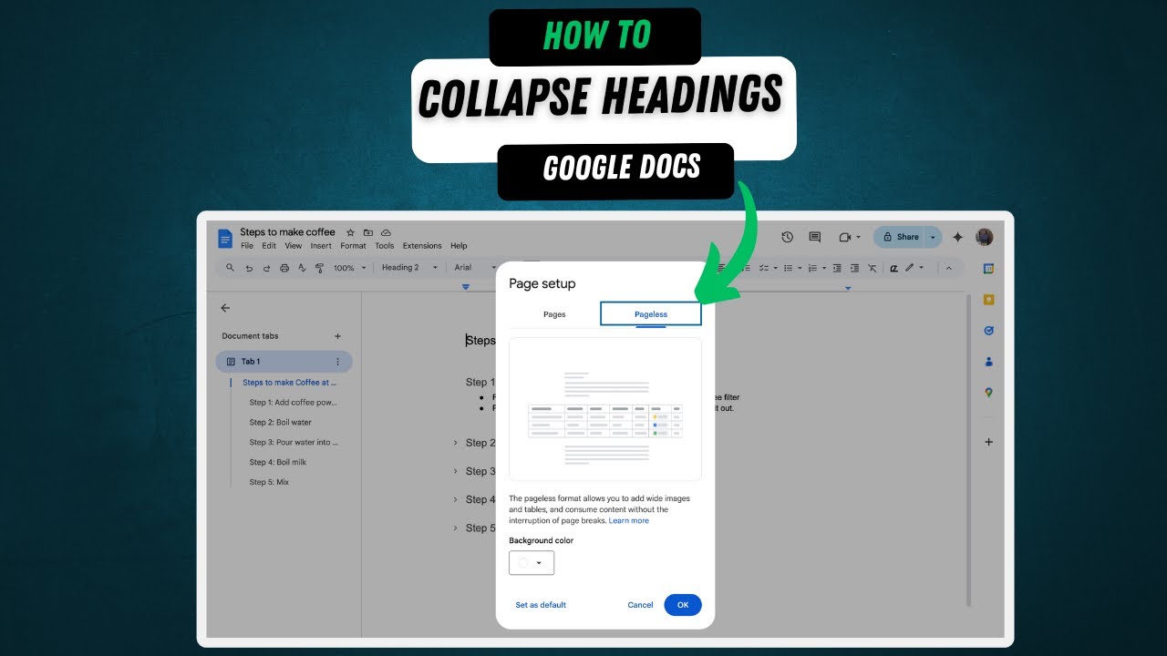 Why Use Collapsible Headings?
