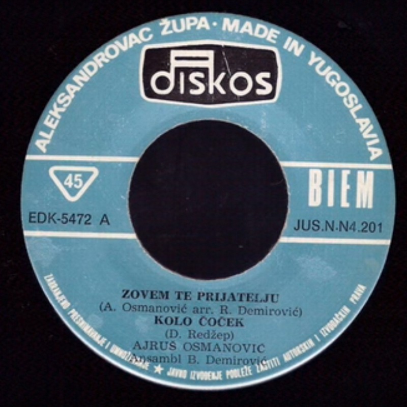 Ajrus Osmanovic - 1974 - Zovem te prijatelju - A