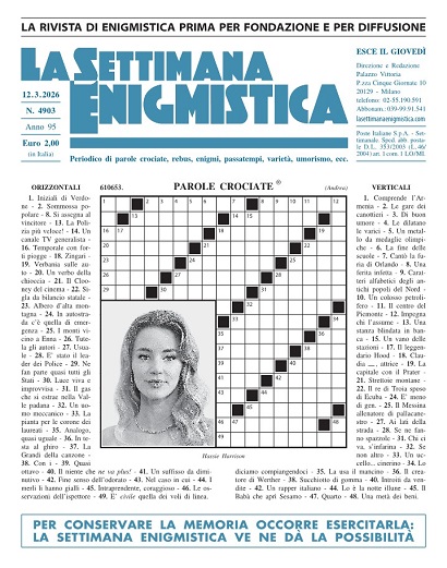 La Settimana Enigmistica N. 4903 (12 Marzo 2026)