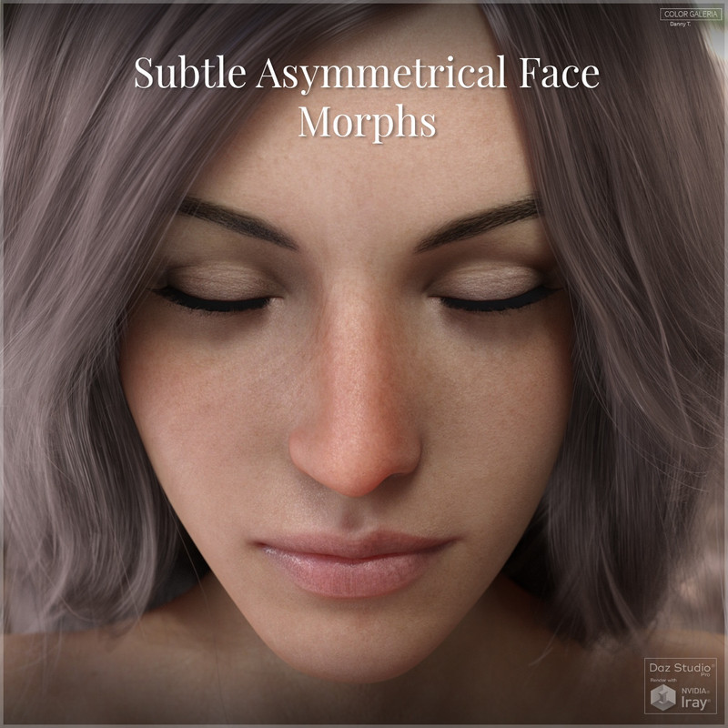 Subtle Asymmetrical Face Morphs for Genesis 8 Female