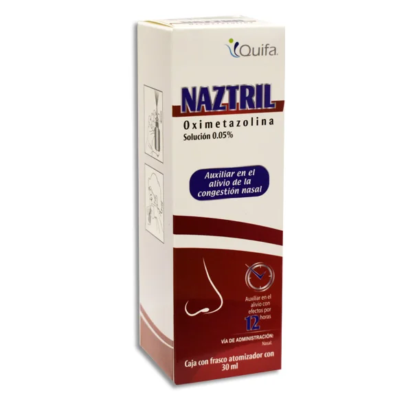 GT NASAL NAZTRIL INF Y ADU (OXIMETAZOLINA 0.05% SPRAY) APL3X2     7501109764761