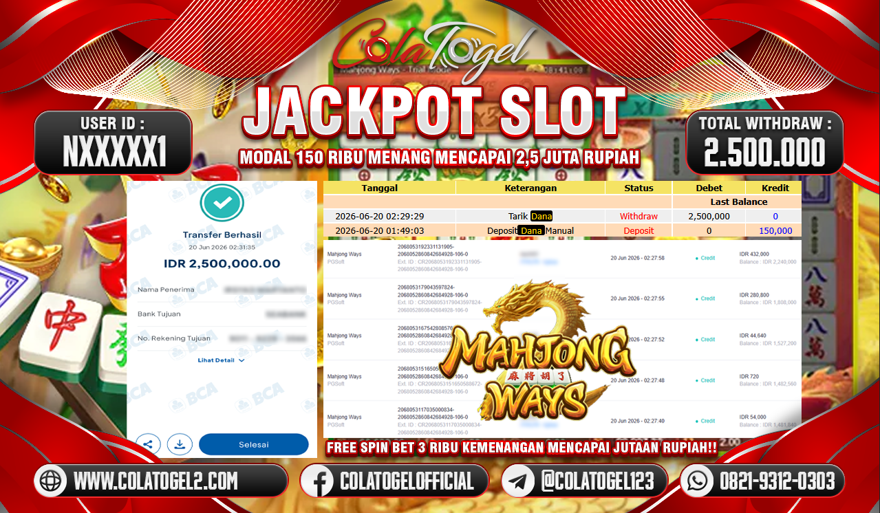 JACKPOT SLOT GACOR!!