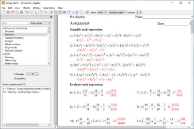 Infinite Pre-Algebra 2.42 Portable