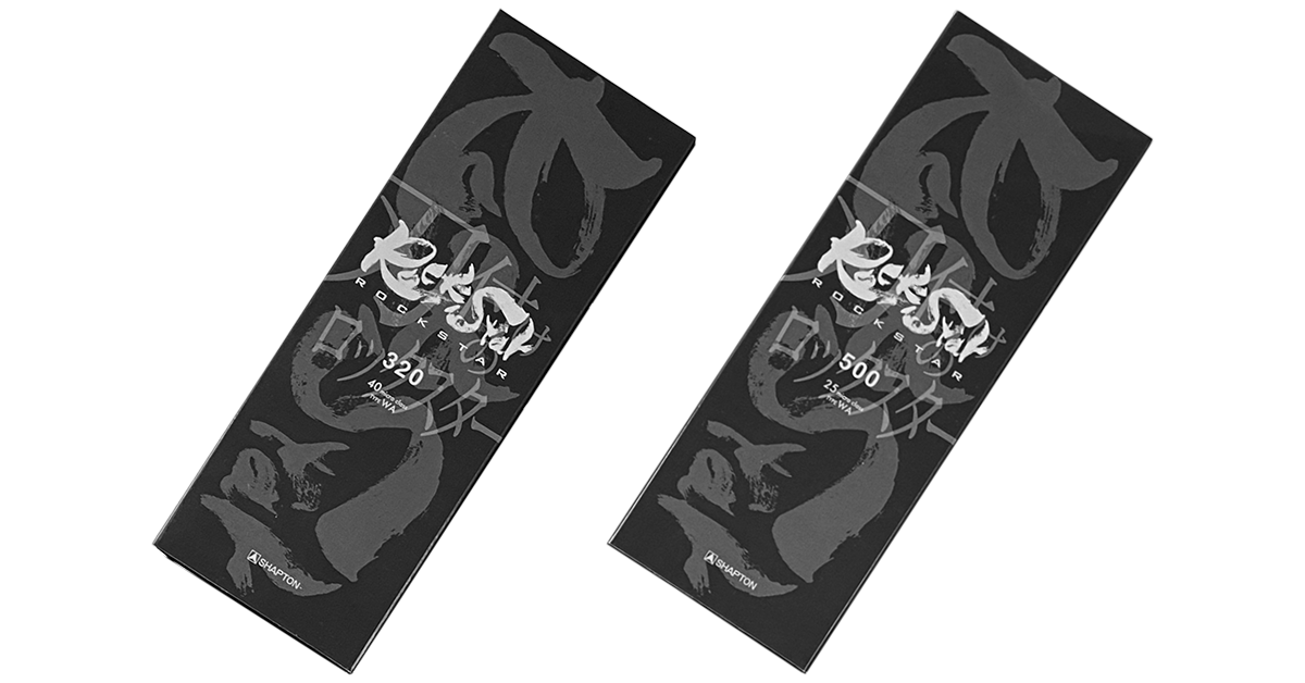 Японські водні камені для заточування Shapton Rock Star 320 та 500