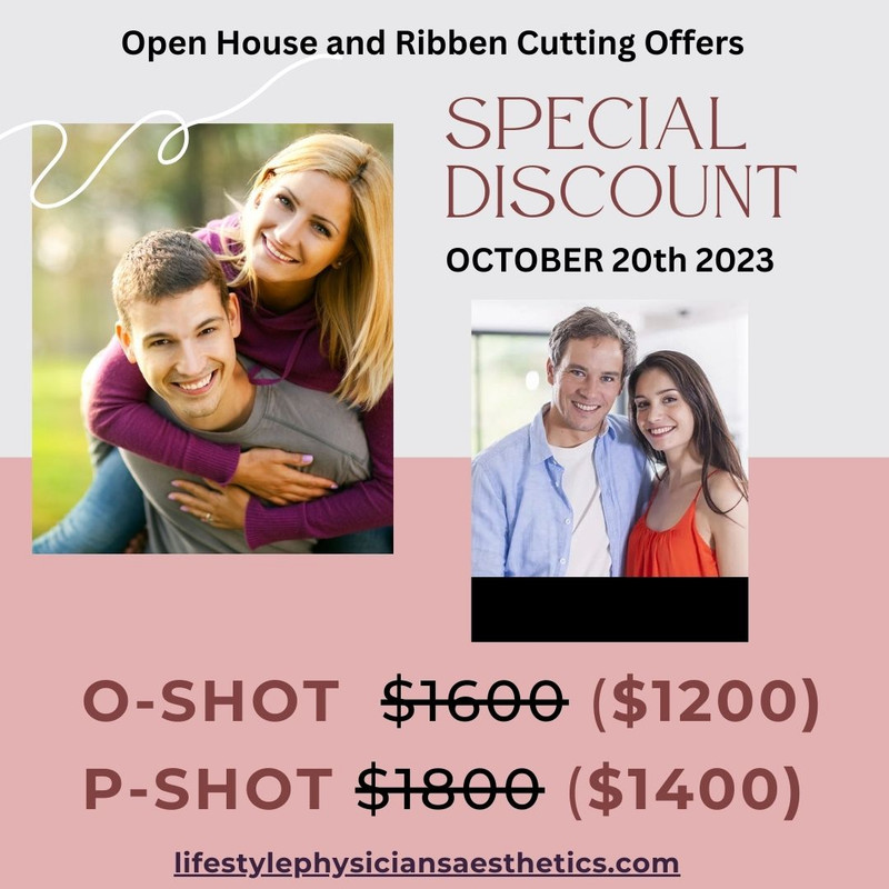 Special Discount on p-shot and o-shot