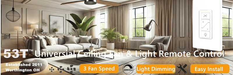 Ceiling Fan Wall Remote Control Banner