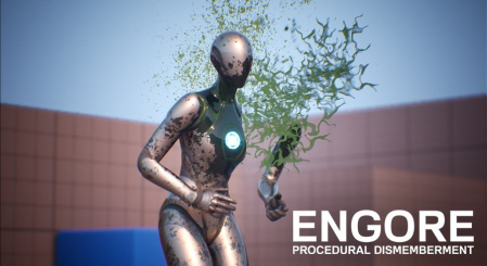 Unreal Engine Marketplace - EnGore: Procedural Dismemberment v1.2.0 / v1.1 / v1.0 (4.27, 5.0 - 5.1)