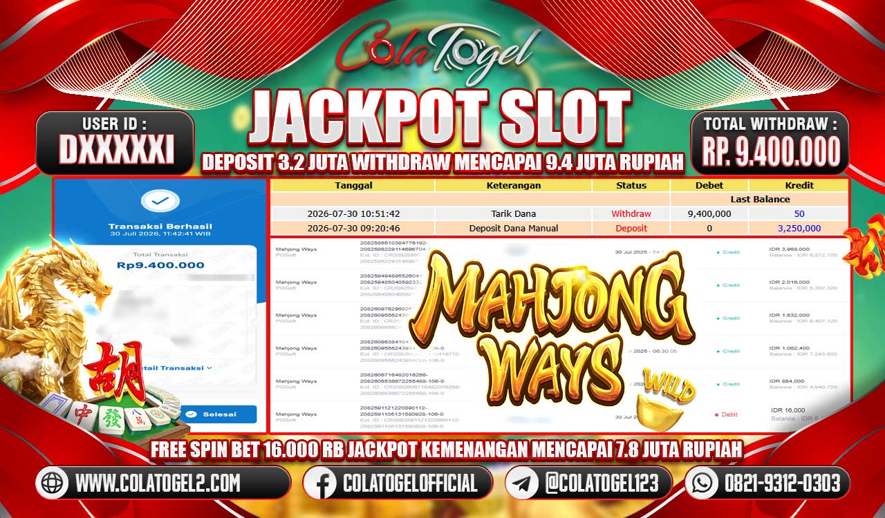 JACKPOT SLOT GACORR!!