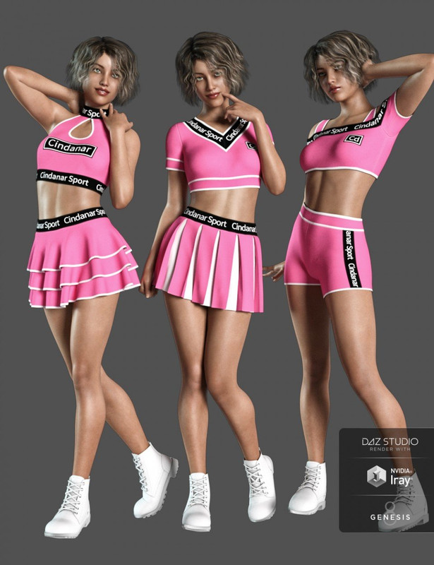 dForce Cheerleader Outfit for Genesis 8 Female(s) dForce Cheerleader Outfit for Genesis 8 Female(s)
