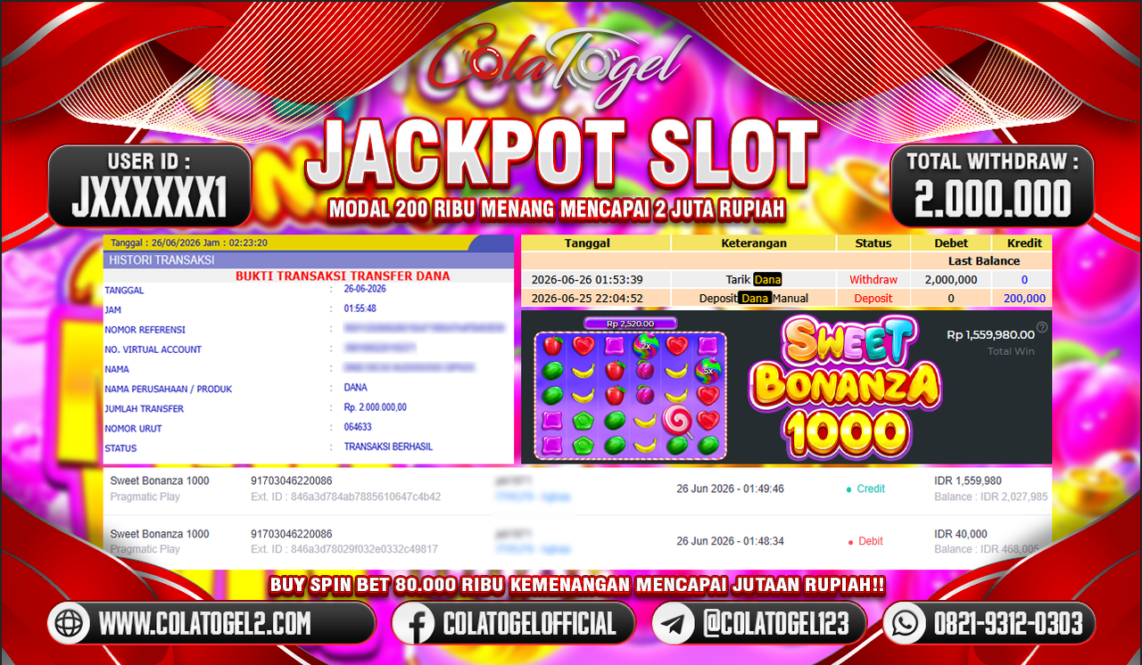 JACKPOT SLOT GACOR!!