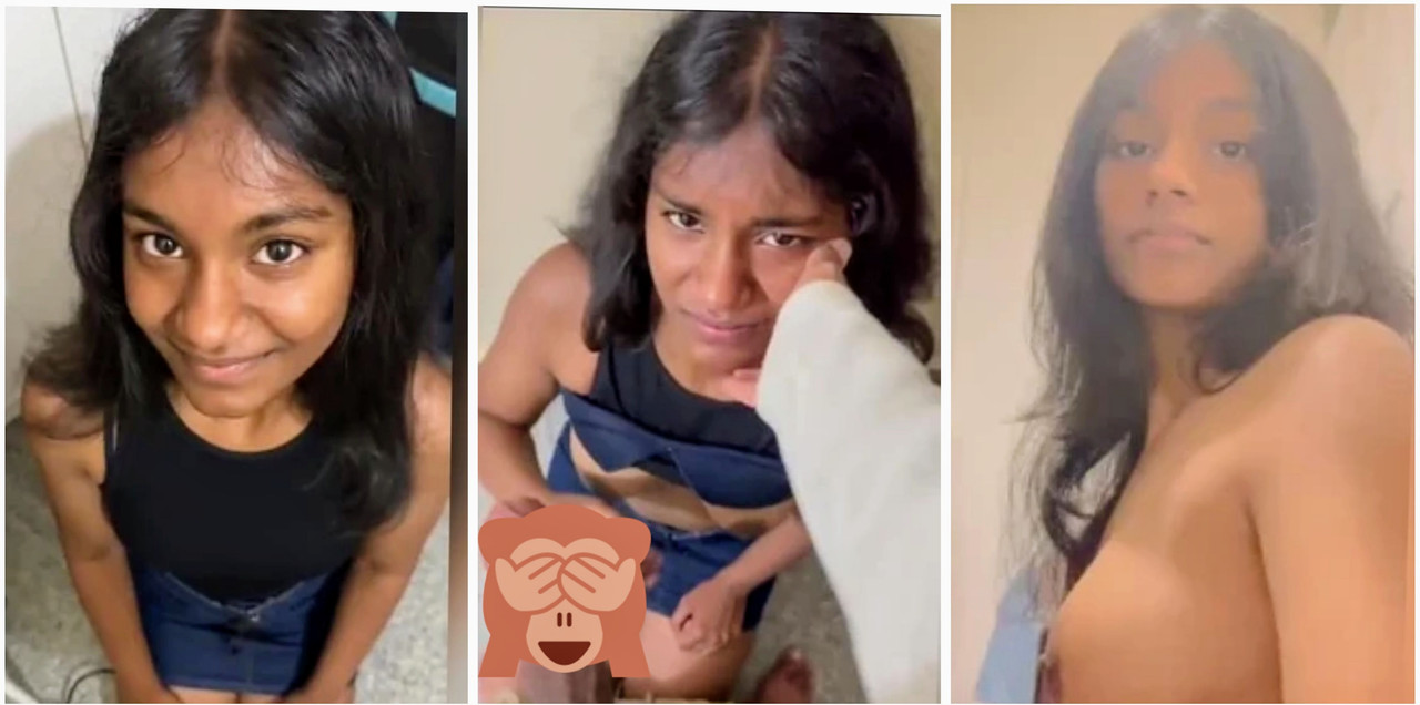 Cute mallu girl taking his huge dick nude video