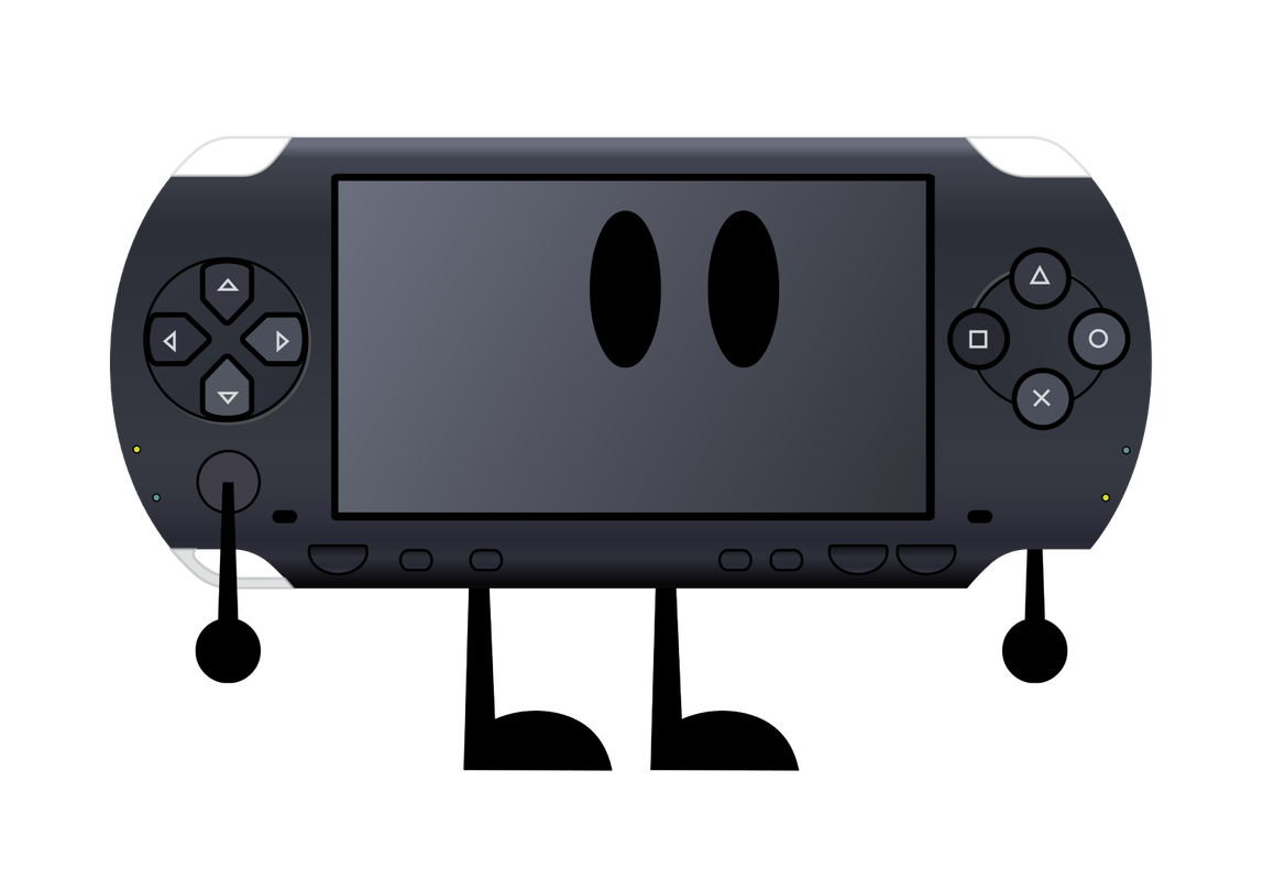 PlayStation Portable (Full Body BFDI Style) - Looking Right