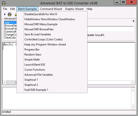 Advanced BAT to EXE Converter Free 4.11ee