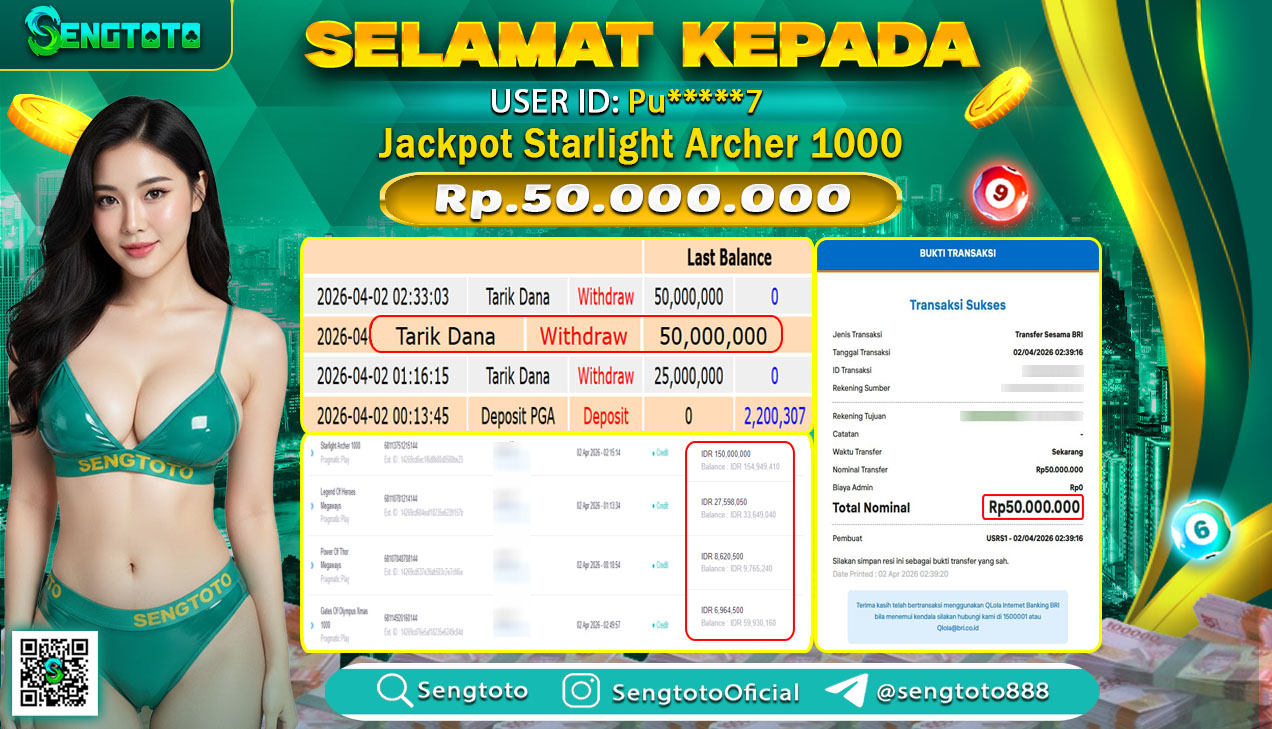 BUKTI PEMBAYARAN SLOT STARLIGHT ARCHER 1000
