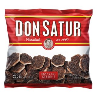 5069 | Bizcochos Don Satur X 200 Grs - Azucar Negra