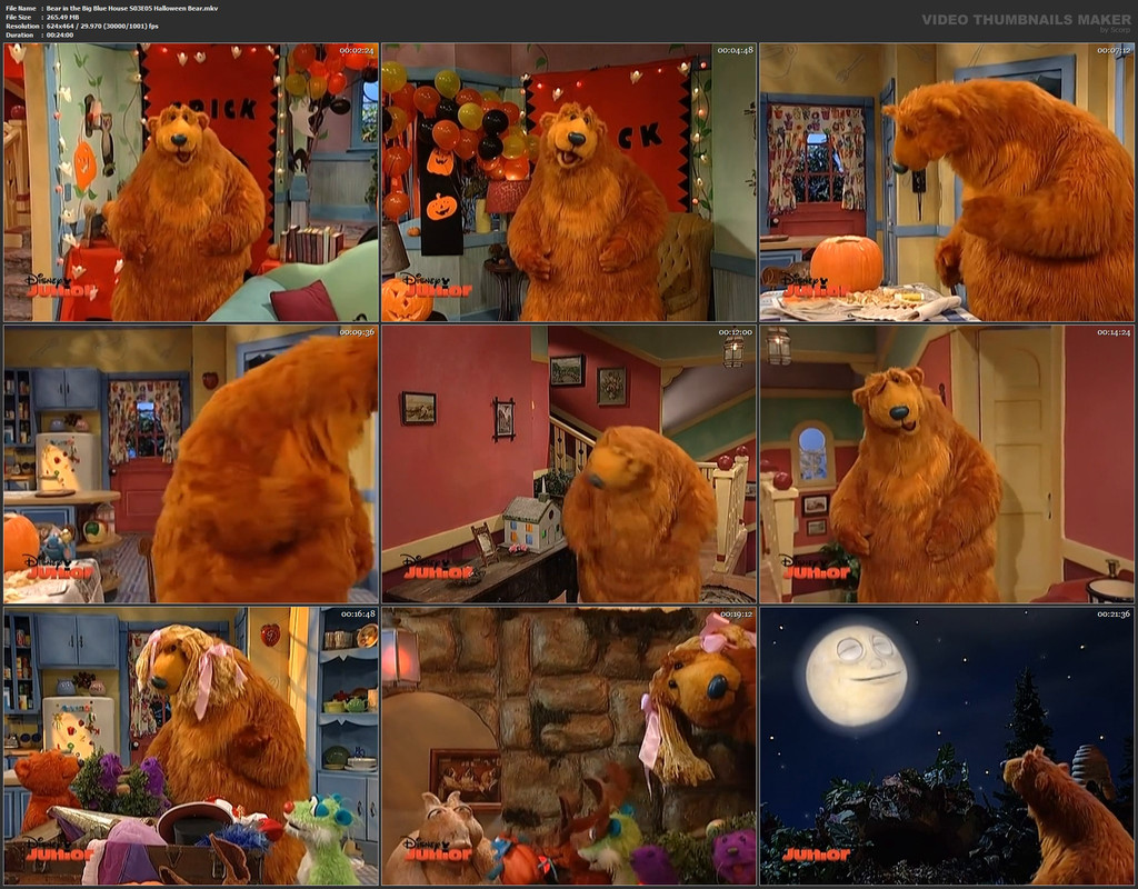 Bear in the Big Blue House S03E05 Halloween Bear.mkv