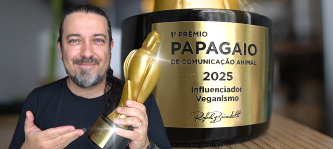 Ganhei o “Oscar” da comunicação animal: Prêmio Papagaio