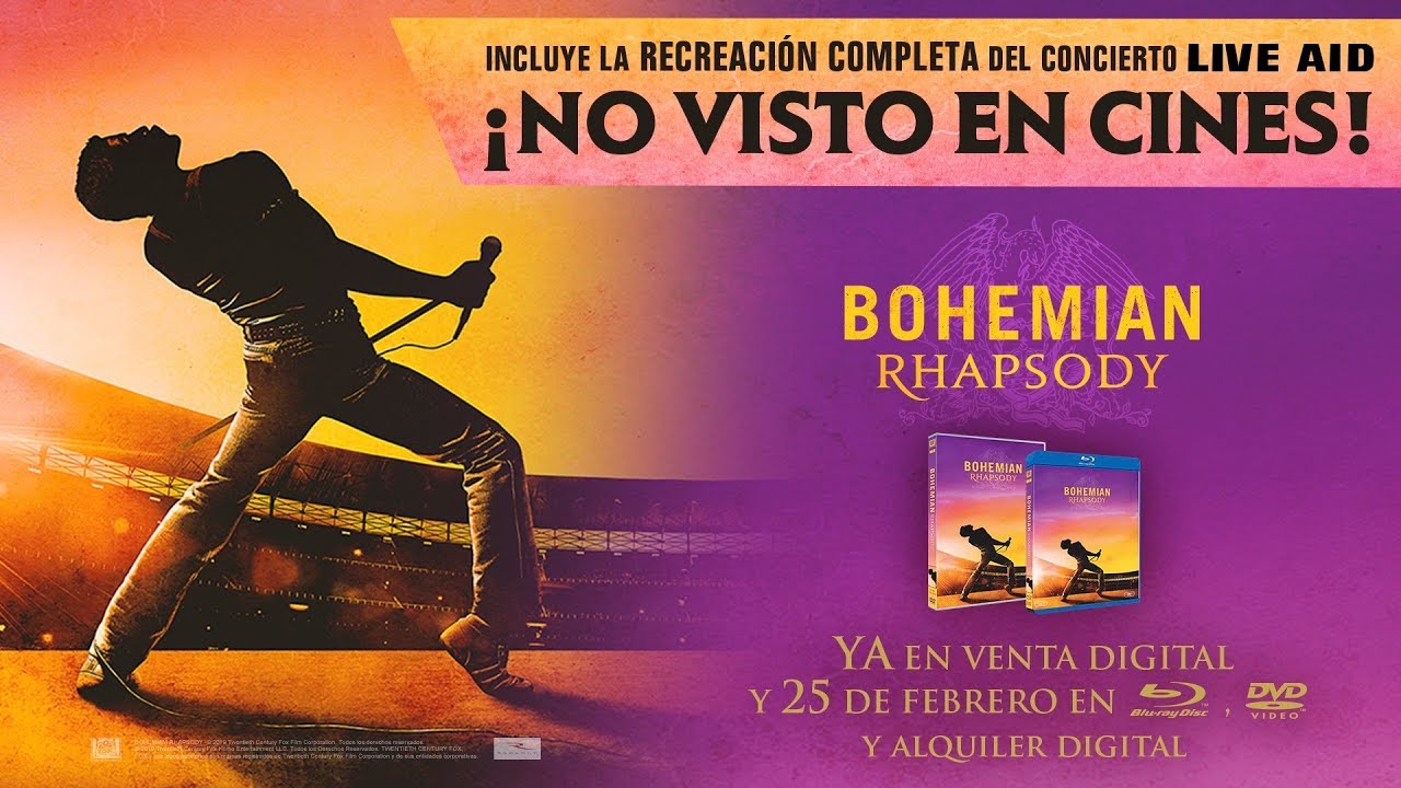 Bohemian Rhapsody (2018) [Latino] (1080p UHD) [+ EXTRAS]