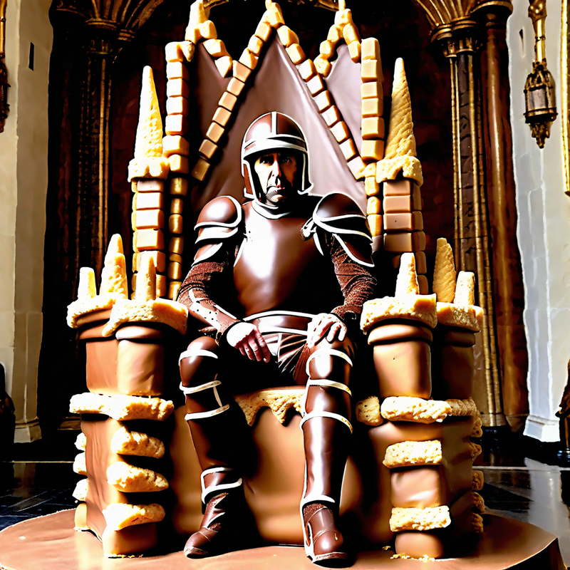 nicolas-cage-dressed-in-chocolate-armour-with-and-chocolate-helmet-sitting-on-an-epic-throne-made.png