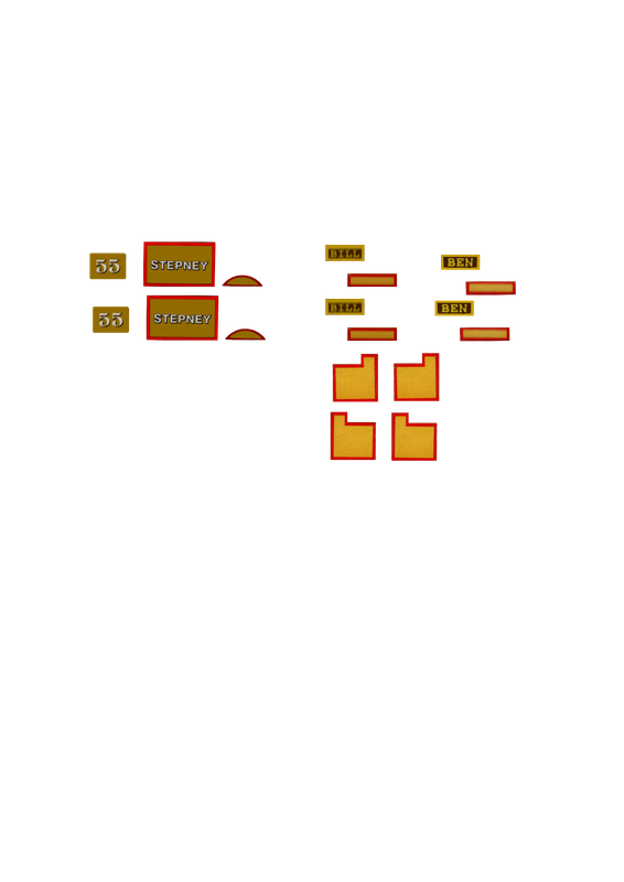 decals for blueplastic track
