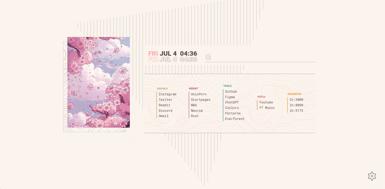 Ether - Material Sakura Theme