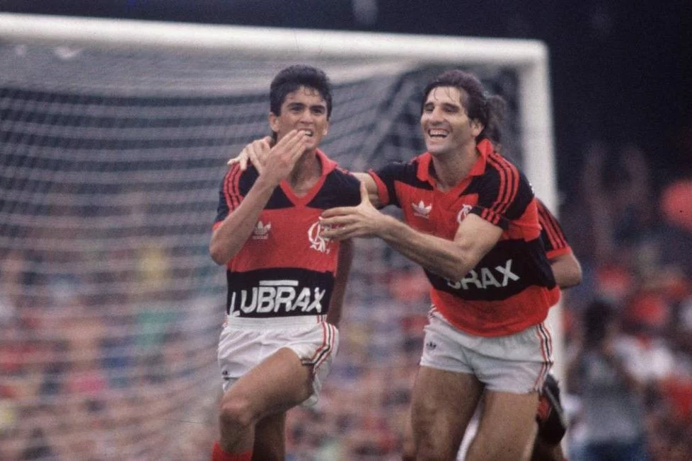 Bebeto e Renato Gaúcho no Flamengo
