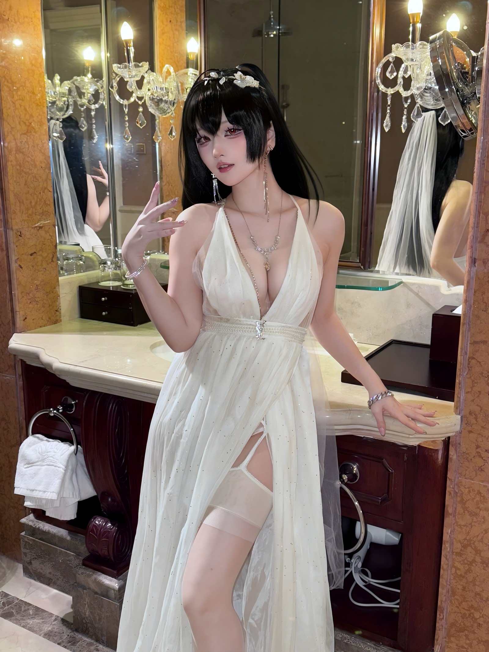 屿鱼 Yuyu 碧蓝航线 大凤 誓约 Cosplay 写真集（50P｜389MB）插图3