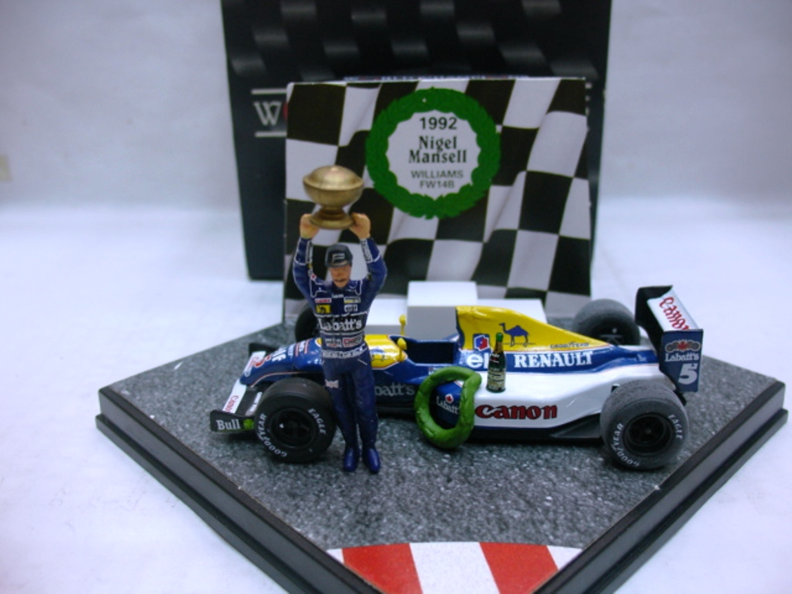 ULTRA RARE Williams FW14B Mansell Silverstone Diorama WC