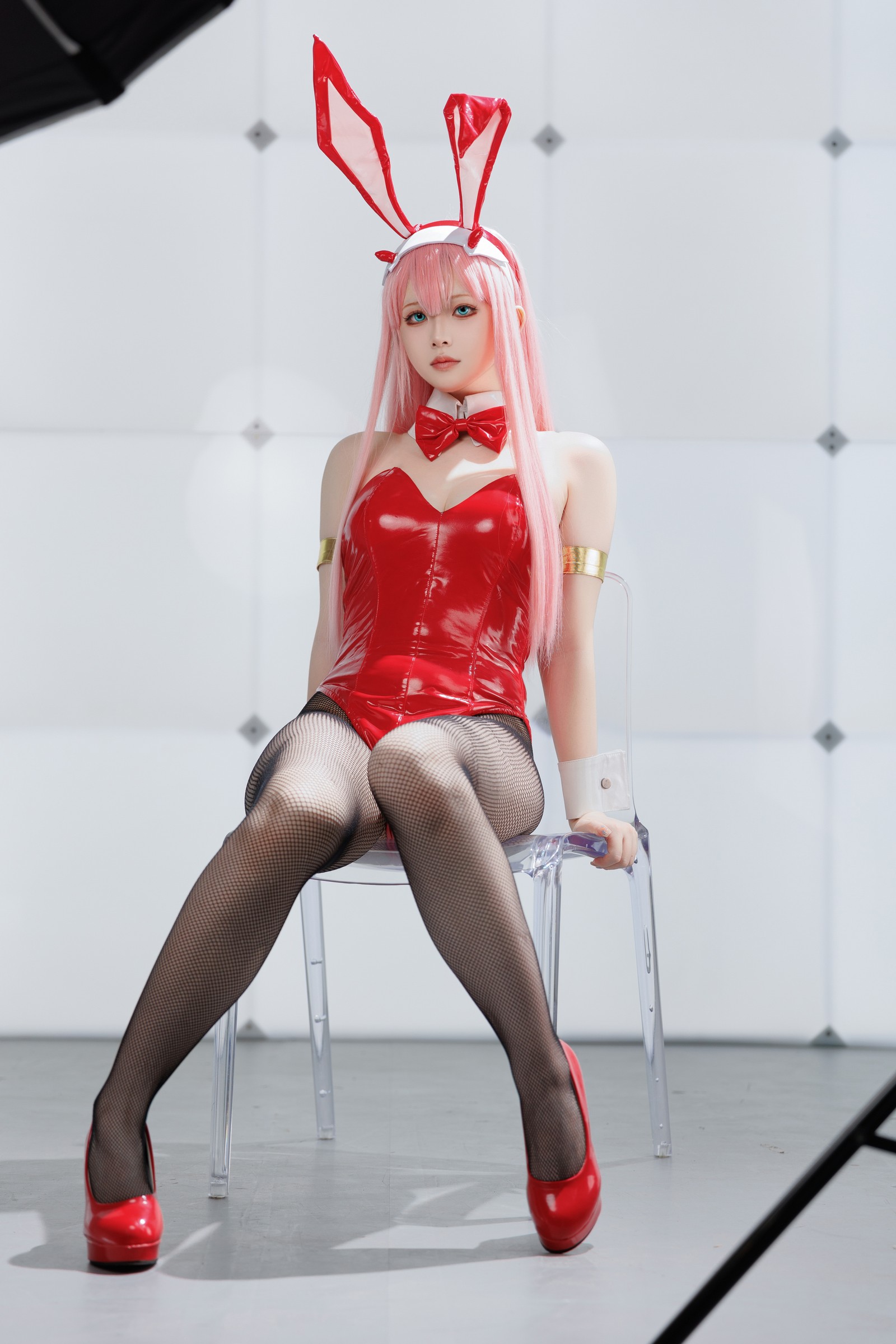 屿鱼 Yuyu Zero Two Cosplay 写真图集｜Darling in the Franxx 高清摄影（39P｜356MB）插图2