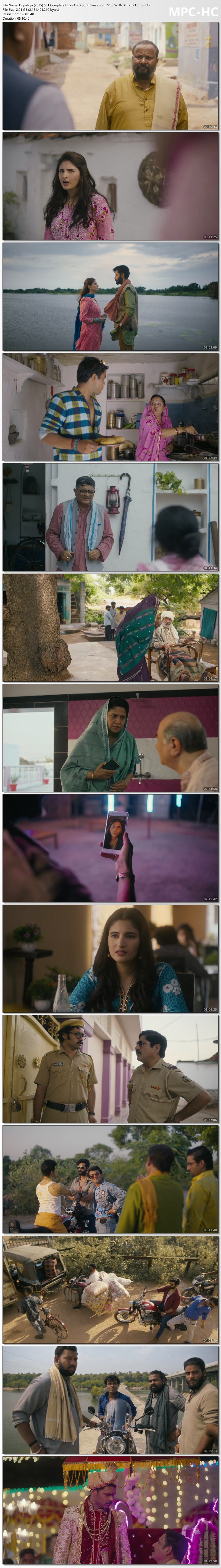 Dupahiya 2025 S01 Complete Hindi ORG South Freak com 720p WEB DL x265 ESubs mkv thumbs - hdhubflix, hubflix, hdmovieshub, allmovieshub