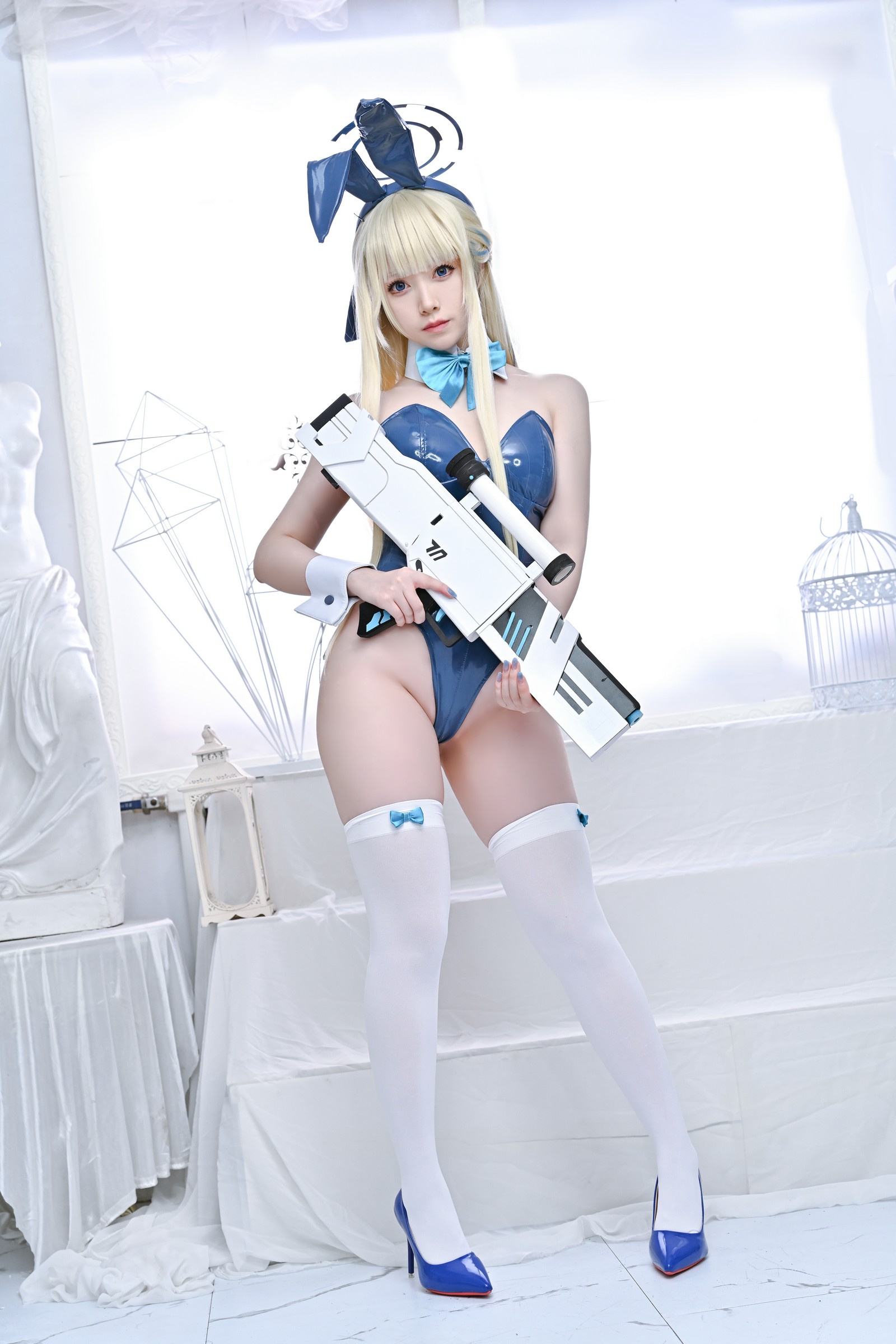 朝霧愛 – 蔚蓝档案 飞鸟马时 Cosplay 高清写真（46P-683.6M）插图1