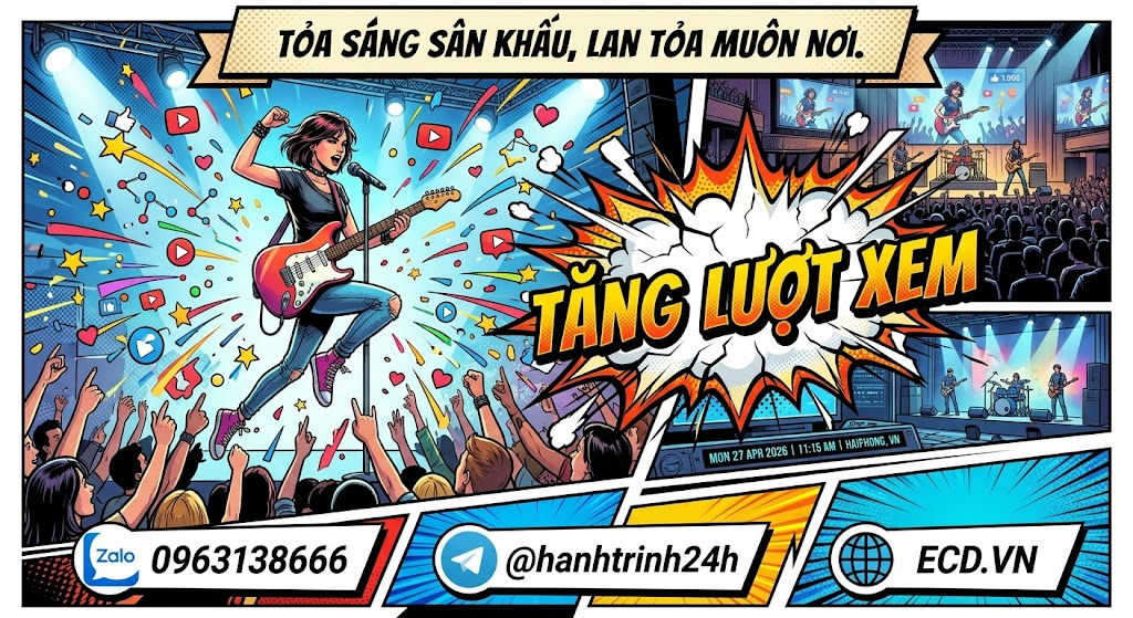 tăng đều view reel