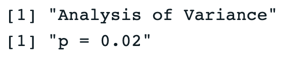 Output of print function