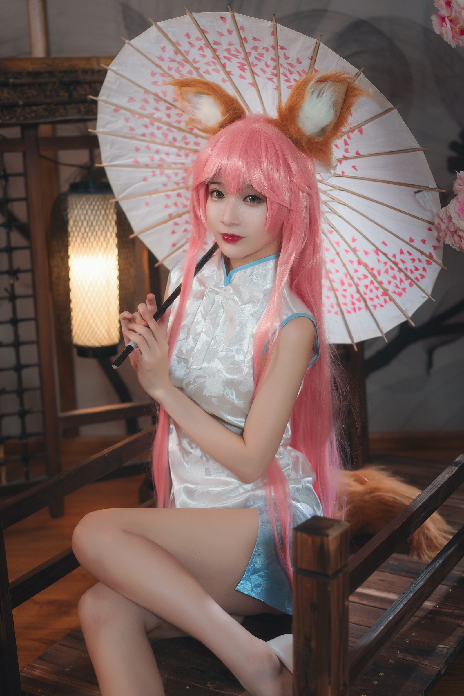 w百合欧皇子w 小玉旗袍写真集 – 中式旗袍COS 高清美图 [20P-174MB]插图6