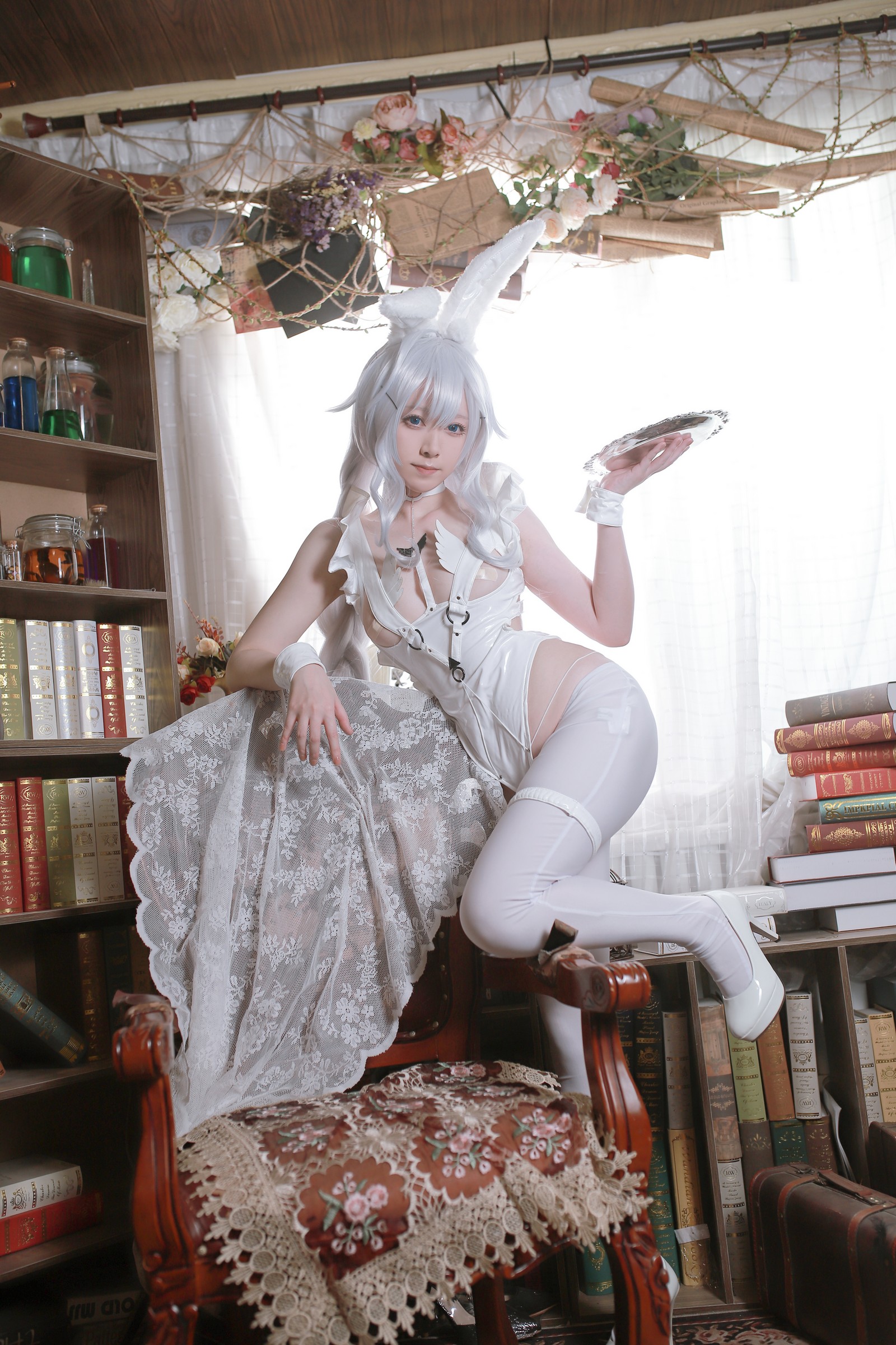 朝霧愛 – 恶毒 ル・マラン Cosplay 高清写真（27P-338.7M）碧蓝航线插图5