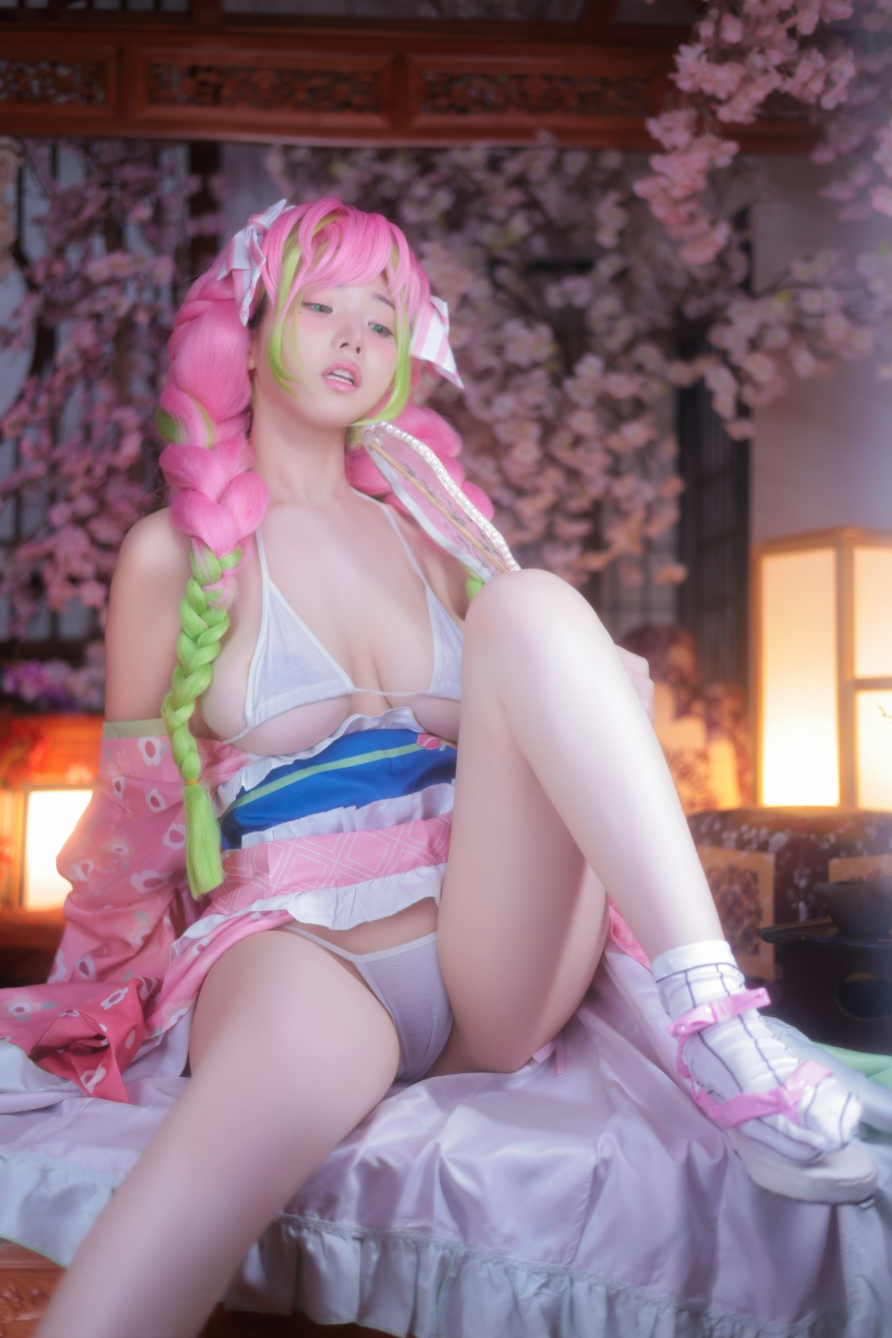 Yeon Woo (연우)，桃色心动！唯美日系场景里的梦幻COS美人插图3